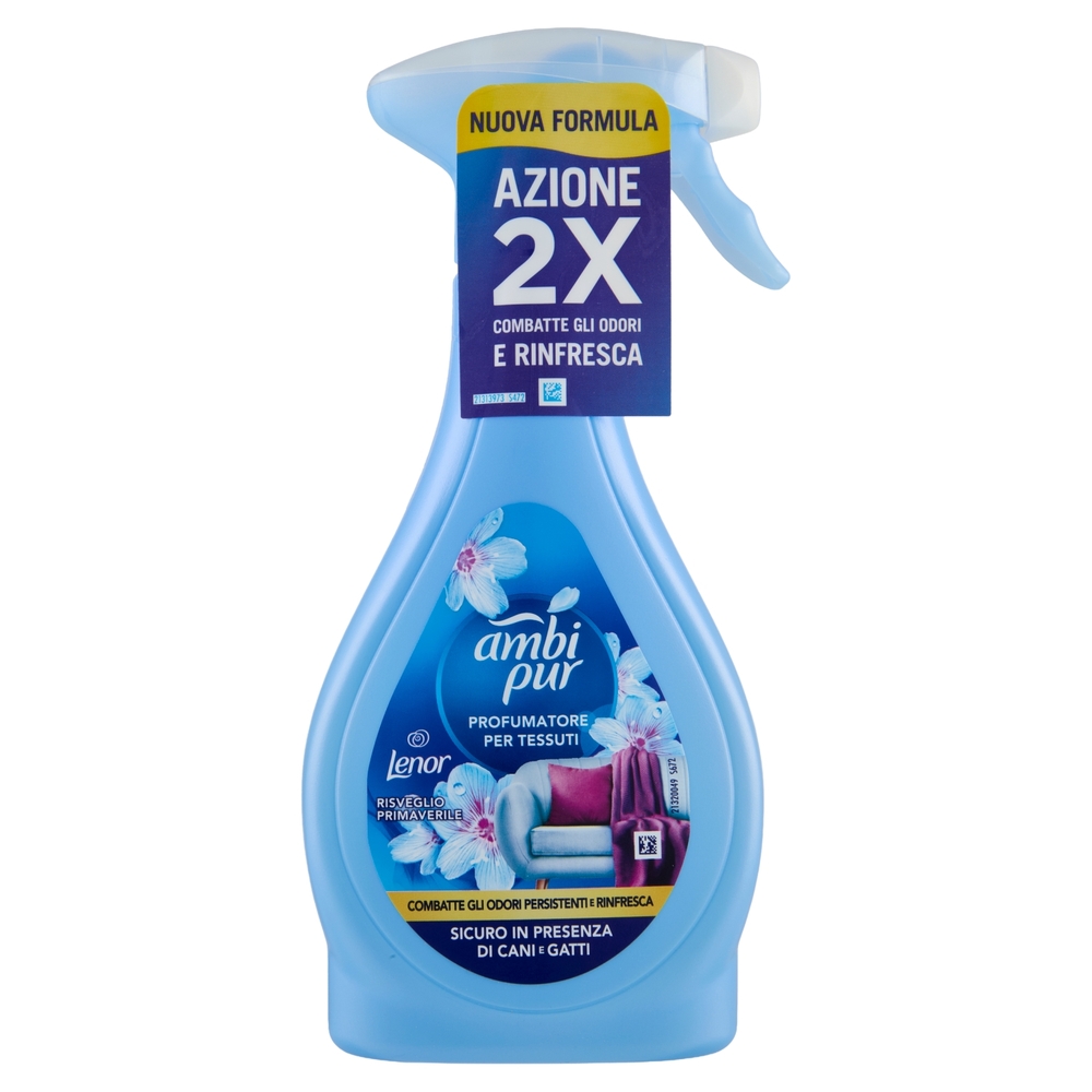 Ambi Pur Profumatore per Tessuti, Lenor Risveglio Primaverile 385 ml